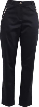 Michael Kors Zipper Pocket Trousers in Black Cotton