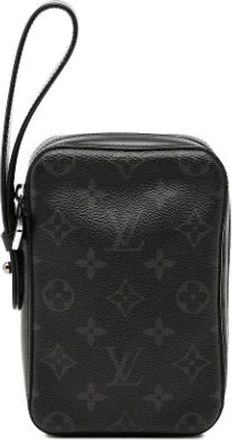 Louis Vuitton Vintage, unisex, Zwart, ONE Size, Pre-owned Clutch Bag