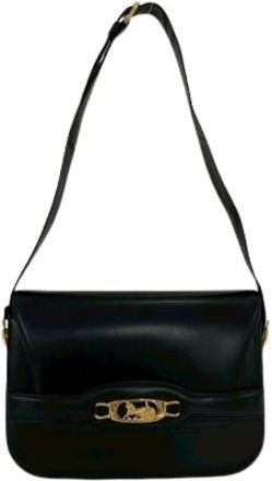 Celine Pre-owned Shoulder Bags, female, Black, Size: ONE SIZE Pre-owned Vintage Pochette Shoulder Bag