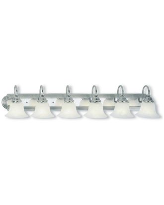 Livex Lighting Livex Belmont 6-Light Bn & Polished Chrome Bath-Light