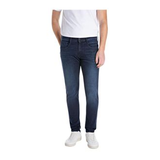 Replay Jeans, Heren, Blauw, W34, Katoen, Anbass Slim-Fit Jeans