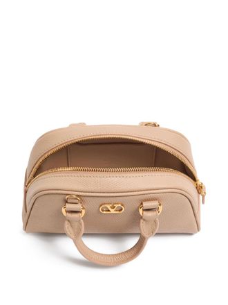 Valentino Garavani VLogo Signature Top Handle Bag - Beige