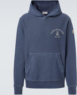 Moncler Logo cotton hoodie