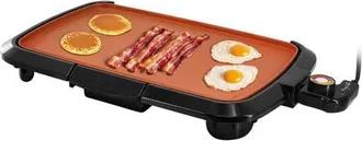 MegaChef 16 Inch Electric Grill in Black with Copper Coating at Nordstrom