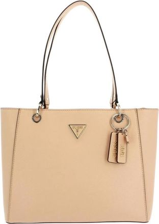 Guess Noelle - Dames - Shoppers - Beige - ONE Size - Leer - Tassen
