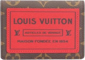 Louis Vuitton Pre-owned Wallets, female, Red, Size: ONE SIZE Pre-owned Vintage Canvas Wallet