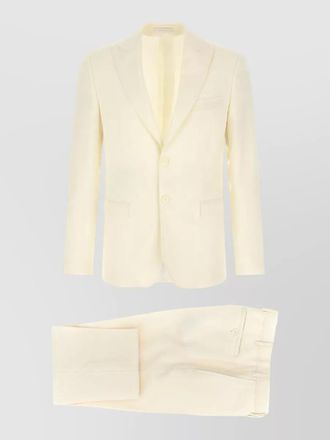 Pal Zileri wool suit ceremony line notch lapel