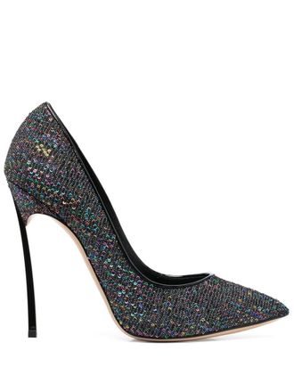 Casadei Blade Arcobaleno 115mm heel pumps - Black