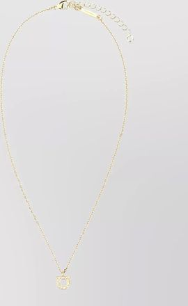 Ferragamo glass and brass necklace