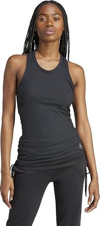 adidas by Stella McCartney Rib Tank Top IN3625 Womens Clothing Black : 2XS, Elastane/Nylon