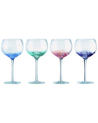 Anton Studio Designs Set Of 4 Speckle Gin Glasses