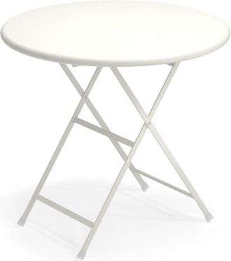Emu Tavolo Rotondo Arc en Ciel &Oslash;80 cm - Bianco Opaco