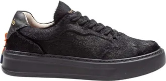 Barracuda Phoenix Sneakers in Black Pony Hair