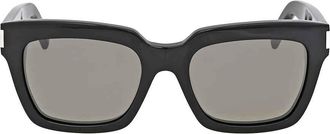 Saint Laurent Smoke Square Ladies Sunglasses BOLD 1 002 54
