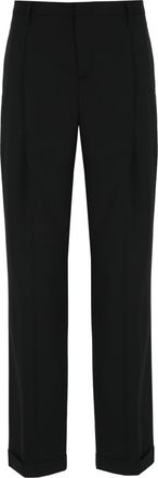BRIGLIA 1949 Black Borgonuovo Wool-Blend Formal Pants