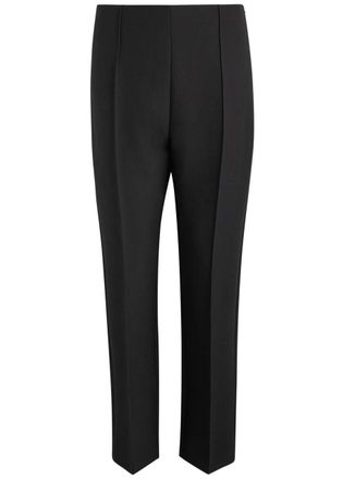 Roland Mouret Pintuck Crepe Trousers - Black - 8 (UK8 / S)