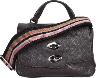 Zanellato Postina Daily Giorno Baby - Dames - Handtassen - Bruin - ONE Size - Leer - Tassen