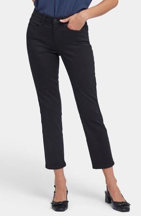 NYDJ Sheri Slim Ankle Jeans in Black at Nordstrom, Size 12