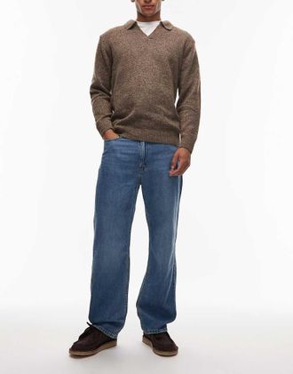 Levi's 565 - Jeans ampi leggeri lavaggio medio-Blu