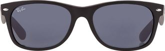 Ray-Ban Ray Ban New Wayfarer Blue Square Unisex Sunglasses RB2132 622/R5 55