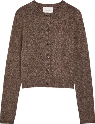 Lisa Yang Felicia Cashmere and Silk-blend Cardigan - Light Brown - 2 (UK 12-14 / M-L)