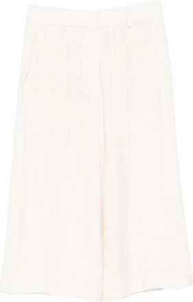 Forte_Forte Pantalone Cropped Hopsack Viscosa