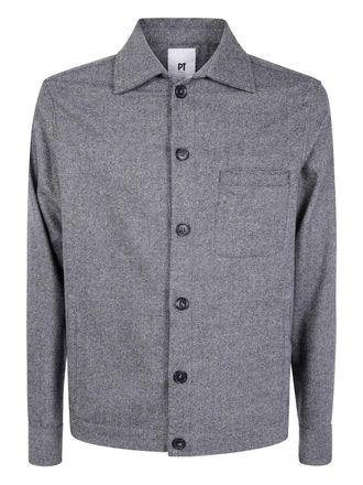 Pantaloni Torino Giacca con motivo a spina di pesce - Grigio