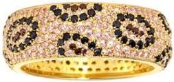 Native Gem Mini Billionaire Ring in Leopard Maneater at Nordstrom, Size 7
