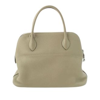 Herm&egrave;s Pre-owned Bolide 31 - Dames - Pre-owned - Beige - Maat: ONE Size Leer