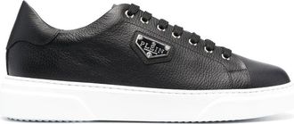 Philipp Plein Iconic Plein low-top sneakers - unisex - Calf Leather/Rubber/Calf Leather - 36 - Black