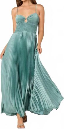 Astr Alaia Maxi Dress In Seafoam