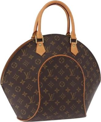Louis Vuitton Pre-owned Ellipse MM Hand Bag - unisex - Vintage Handtas - Bruin - ONE Size - Leer - Vintage