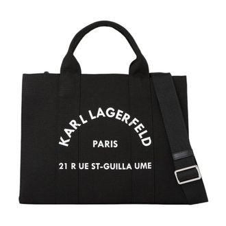 Karl Lagerfeld Tote Bags, female, Black, Size: ONE SIZE Hand- en schoudertas