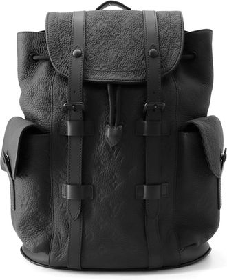 Louis Vuitton Noir Monogram Backpack (Pre-Owned)