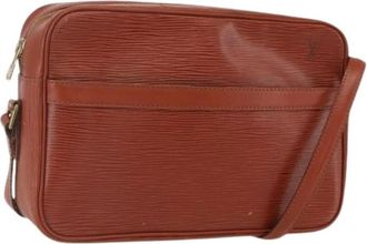 Louis Vuitton Pre-owned Leren Crossbodytas - Dames - Vintage Schoudertas - Bruin - ONE Size - Leer - Vintage