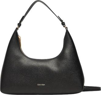 Calvin Klein Handtas met rits en binnenzak - Dames - Schoudertassen - Zwart - ONE Size - Tassen