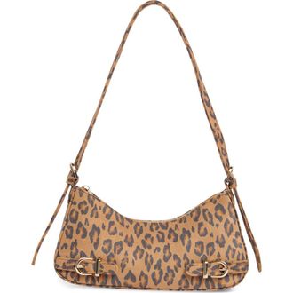 Madden Girl Leopard Faux Suede Shoulder Bag at Nordstrom Rack