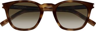 Saint Laurent Sunglasses, unisex, Brown, Size: 49 MM SL 28 Sunglasses