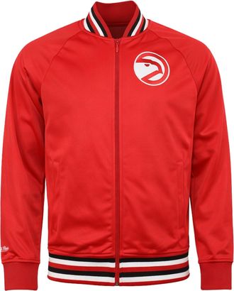 Mitchell & Ness Michell & NBA Atlanta Hawks Prospect Mens Red Track Jacket - Size X-Large
