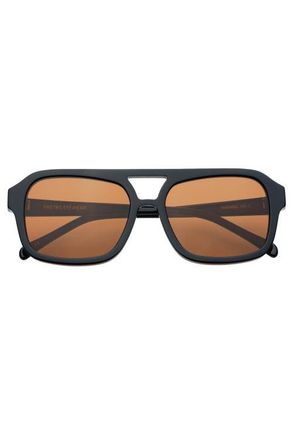 Freyrs Eyewear Havana Aviator Sunglasses in Black at Nordstrom