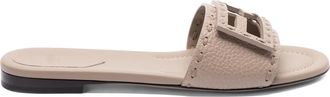 Fendi Leather Slides