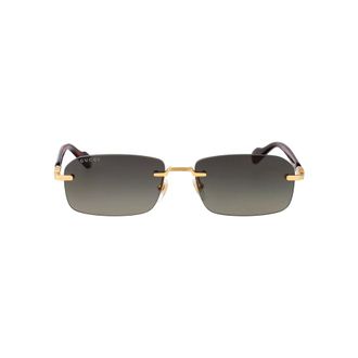 Gucci Gg1221S Zonnebril - unisex - Accessoires - Grijs - Maat: 56 MM