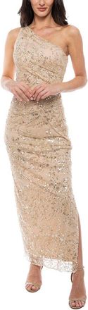 OLEG CASSINI Embellished Maxi Dress