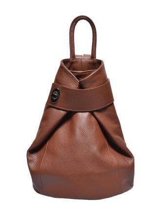 Anna Luchini Bordeauxrood Rundleer Tas