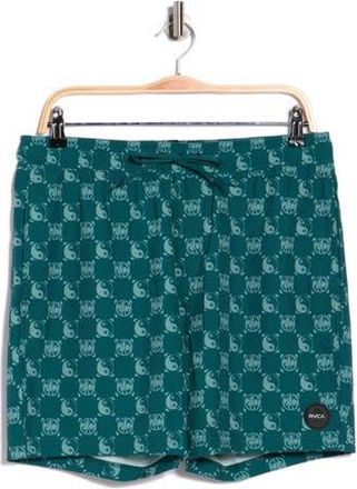 Rvca Checkmate Swim Trunks in Oceana at Nordstrom Rack, Size Xx-Large