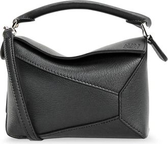 Loewe Mini Puzzle Edge Bag - female - Loewe - Handbags - Black - ONE SIZE - Bags