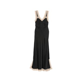Rixo Keily Lace-trim Maxi Dress