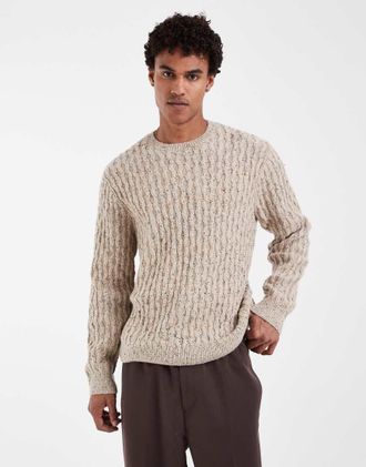 Levi's felpa Presidio in crema - beige-Bianco