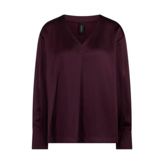 Marc Cain Blouse - Dames - Blouses & Shirts - Paars - Maat: XS Satijn