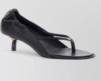 Jacquemus leather thong sandals stiletto heel straps